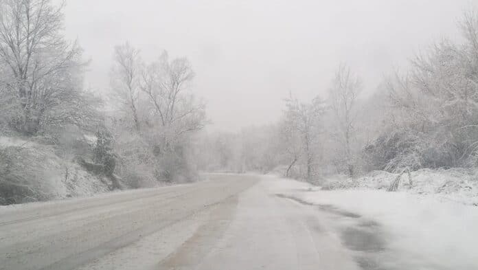 Сняг в Пазарджишко