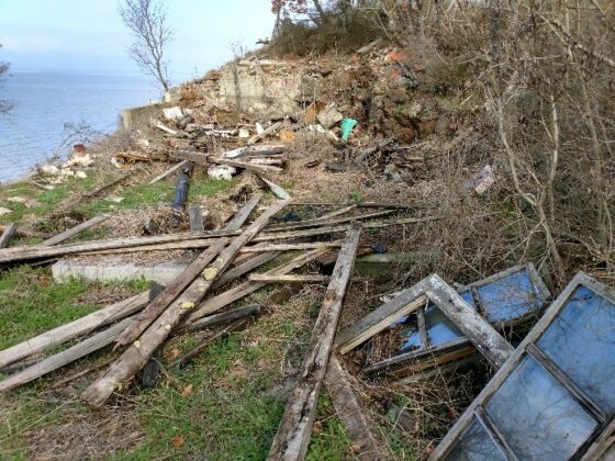 Част от строителните отпадъци