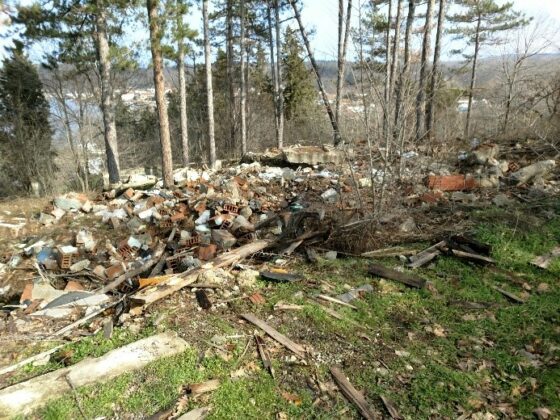 Част от строителните отпадъци