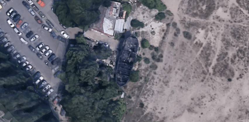 Теренът в Морската градина