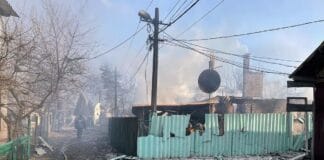 Унищожени сгради в Украйна