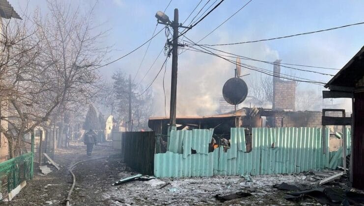 Унищожени сгради в Украйна