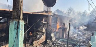 Унищожени сгради в Украйна