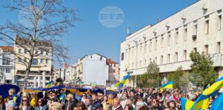 Протест срещу войната в Украйна