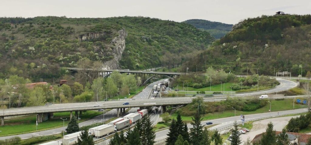 Блокада край Велико Търново