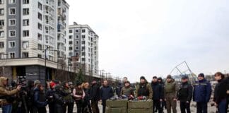 Журналисти в Буча