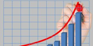 Диаграма, растеж, финанси