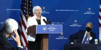 Джанет Йелън, министър на финансите на САЩ.