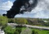 Гъст черен дим в Горна Оряховица