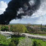 Гъст черен дим в Горна Оряховица