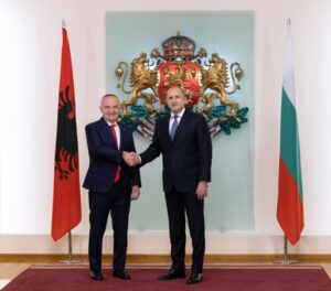 Илир Мета и Румен Радев