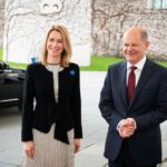 Премиер Кая Калас и канцлер Олаф Шолц