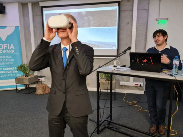 Министър Николай Денков тества новата технология