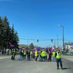 Протест, пътни строители