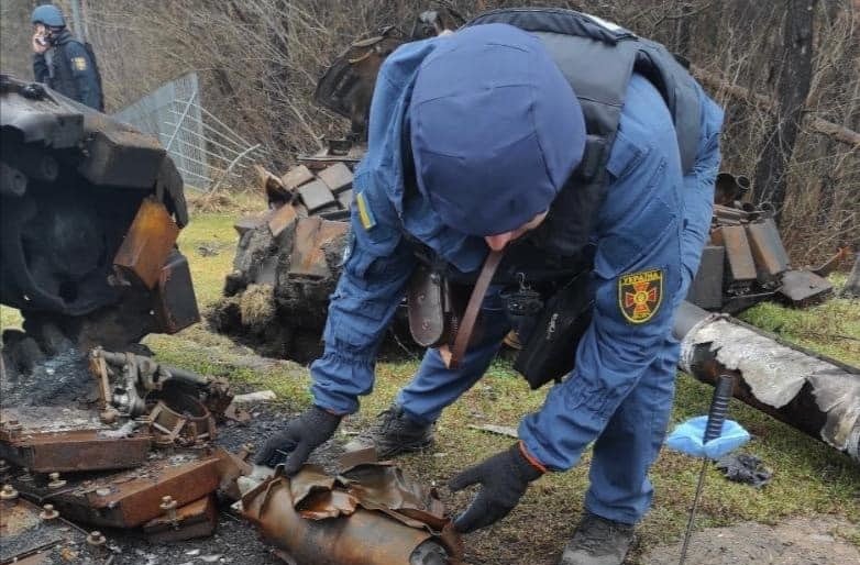 Андрий Илкив украински сапьор е с ампутиран крак под коляното