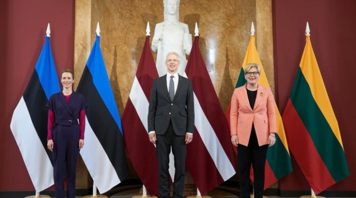 Премиерите на Литва, Латвия и Естония