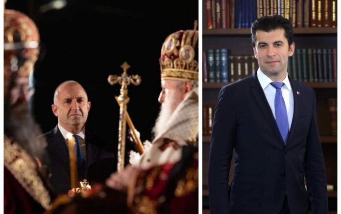 Президент Румен Радев и премиер Кирил Петков