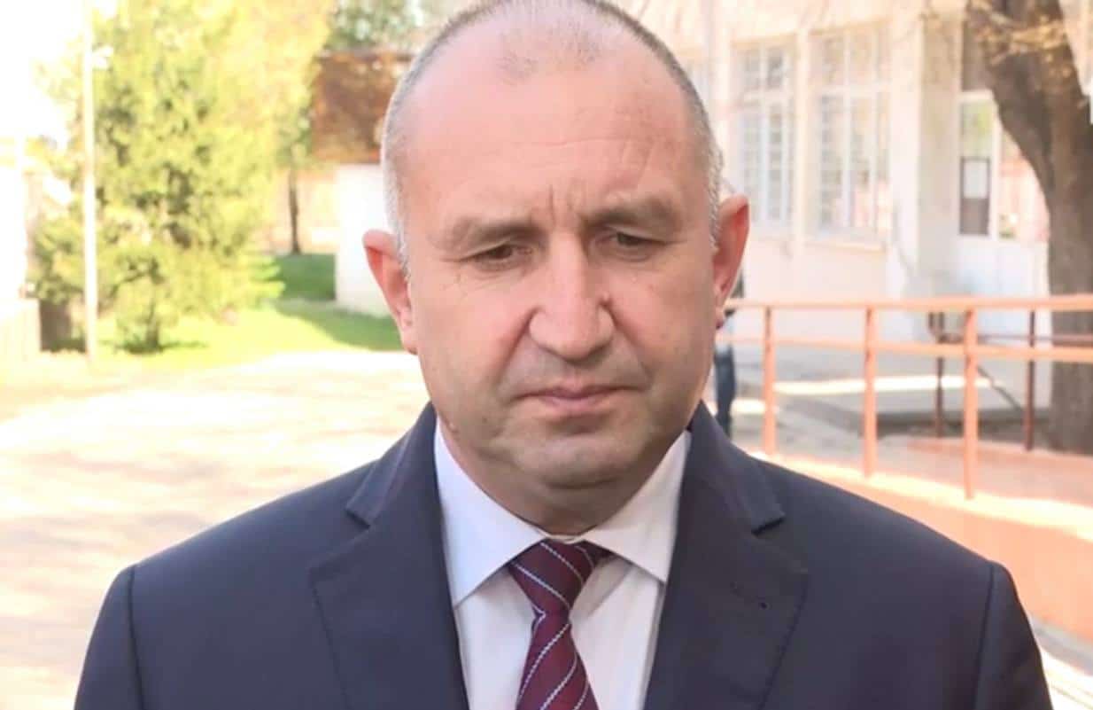 Държавният глава Румен Радев изразява съболезнования на семейството и близките