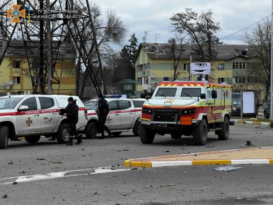 Разрушения в Буча