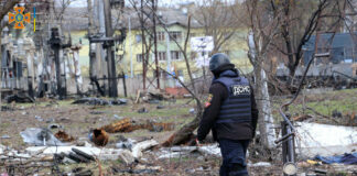 Разрушения в Буча