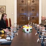 Среща между адмирал Роб Бауер, Румен Радев и екипите им