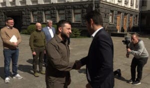 Володимир Зеленски и Кирил Петков