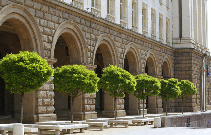 Prime Minister Nikolay Denkov and Deputy Prime Minister Maria Gabriel