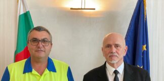 Александър Иванов и министър Николай Събев