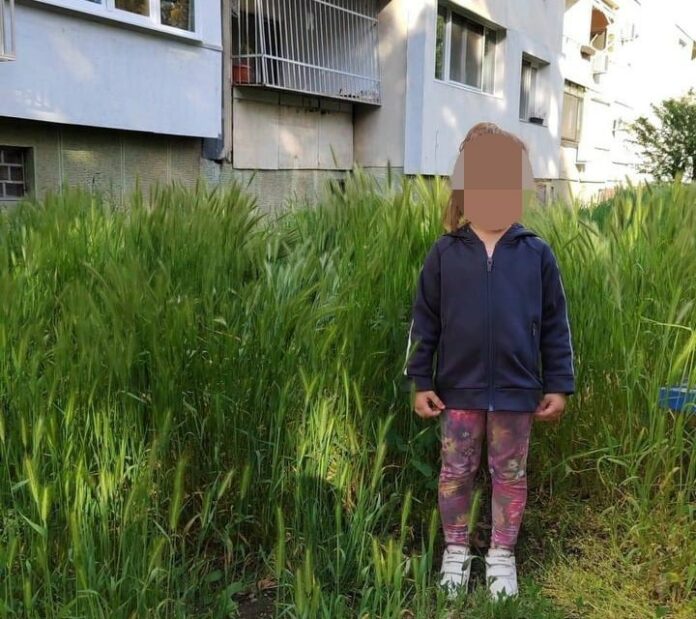 Дете в бурени