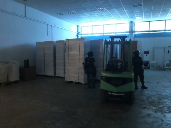 Фабрика с нелегални цигари