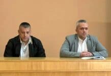 Комисар Асен Варадинов и старши комисар Светослав Григоров