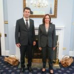 Кирил Петков и Камила Харис