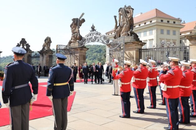 Посрещане на Румен Радев в Чехия