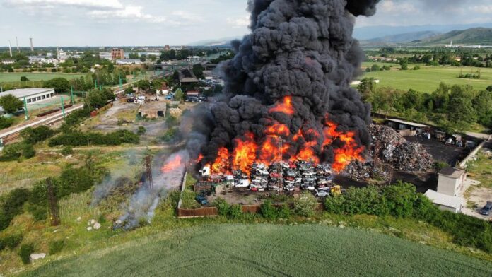 Пожар в Пазарджик