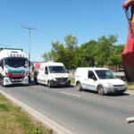 Камиони, протест