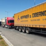 Камиони, протест