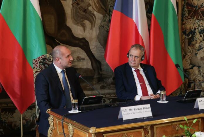 Румен Радев и Милош Земан