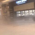 Задимяване вследствие на пожар в мол в София