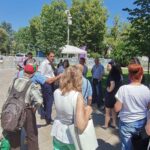 Александър Дунчев с протестиращи