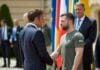 Еманюел Макрон и Володимир Зеленски