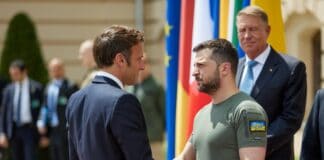 Еманюел Макрон и Володимир Зеленски