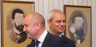 Румен Радев (вляво) и Костадин Костадинов (вдясно)