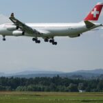 Самолет, Швейцария.