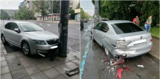 Ударен автомобил в Бургас