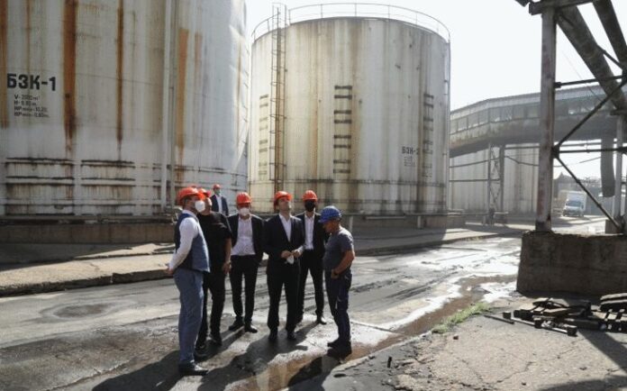 Инспекция на Кирил Петков в ТЕЦ "Брикел" в Гълъбово