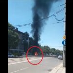 Пожар, кола