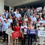 Корнелия Нинова на срещата на Младежкото обединение на левицата в Стара Загора