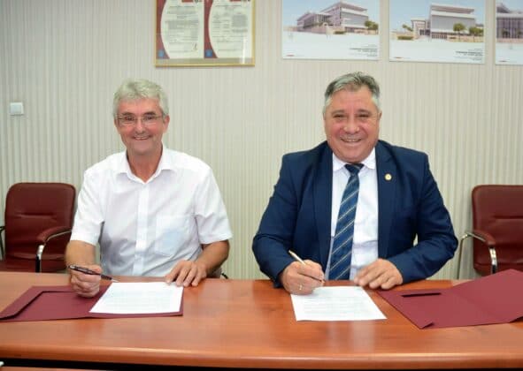 Олаф Луних и доц. д-р Добри Ярков