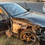 Блъсната кола