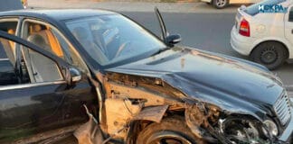 Блъсната кола